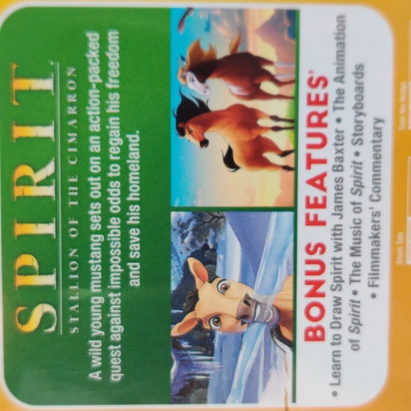 DreamWorks 4 DVD Collection Shark Tale, Over the Hedge, Spirit, Flushed Away - Picture 8 of 11